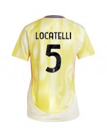 Juventus Manuel Locatelli #5 Bortedrakt Dame 2024-25 Korte ermer